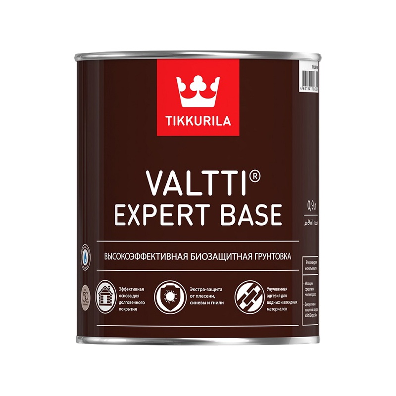 Антисептик грунтовочн. Tikkurila Valtti Expert Base для дерева (0,9 л)